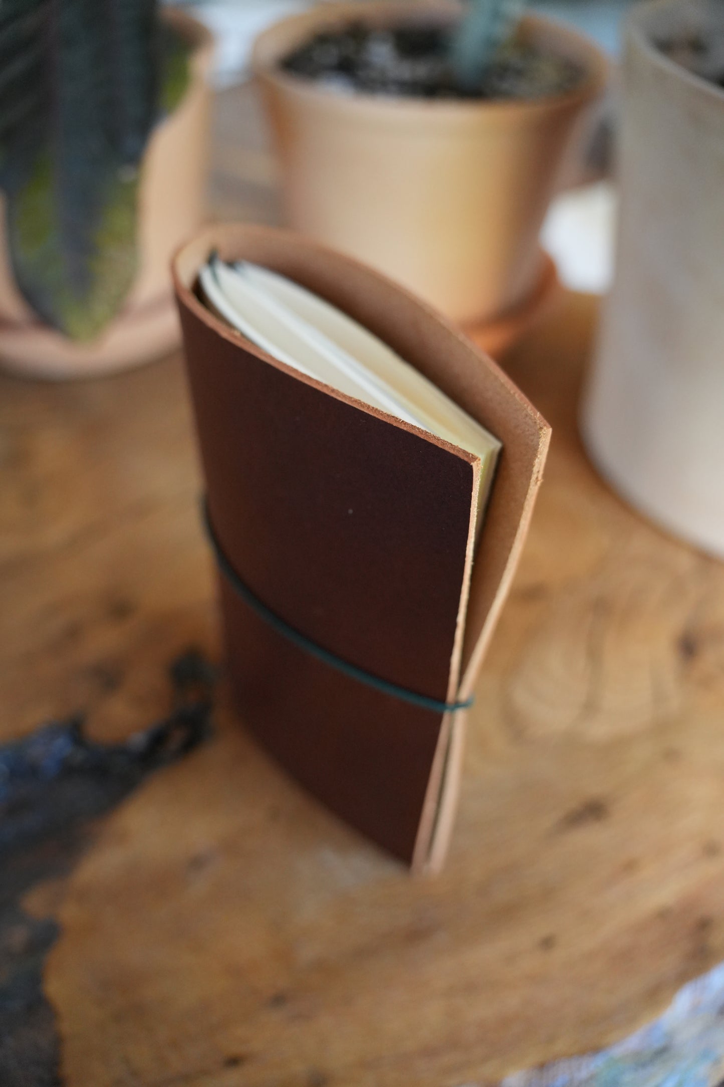 Pocket Leather Travellers Journal